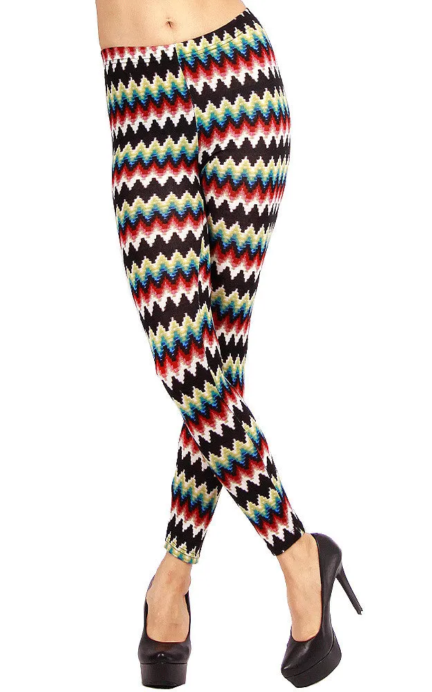 42010 Ziggy Multi Pattern Leggings