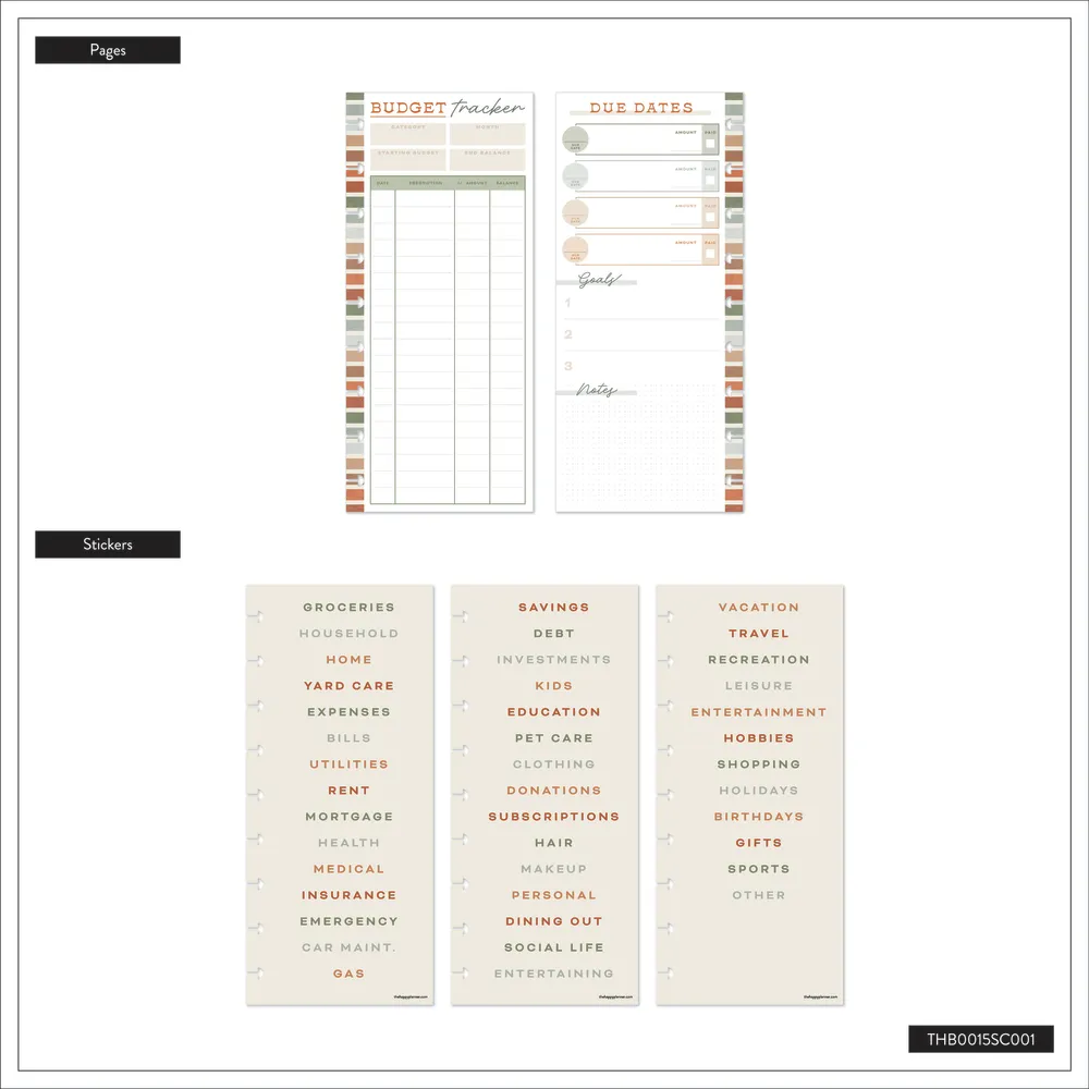 Budget - Skinny Classic Budget Tracker Bundle