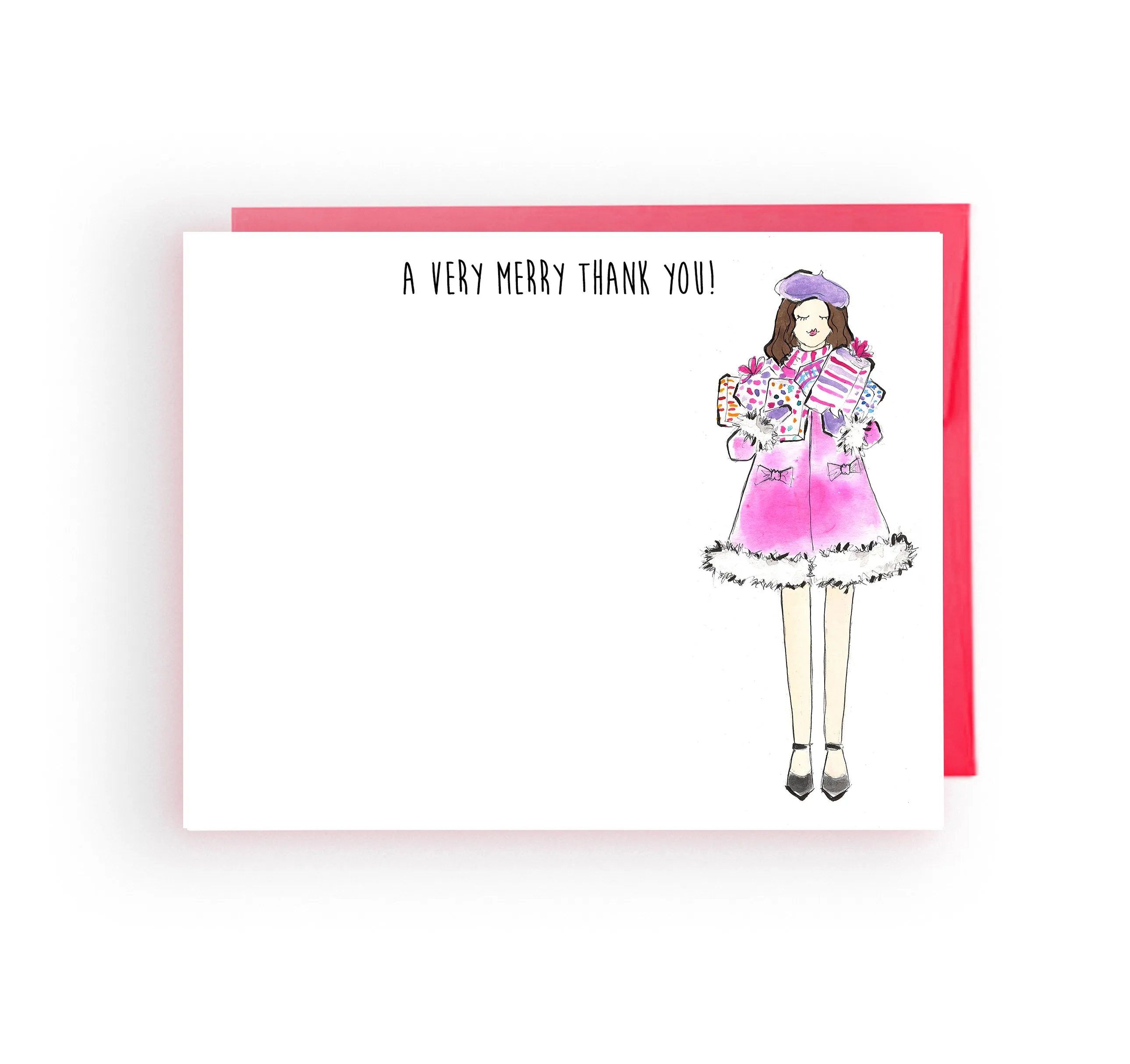 Carrying Presents Note Card Set (Ready To Ship)