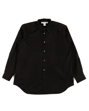 Comme des Garçons SHIRT Wide Classic Big Collar Shirt Black