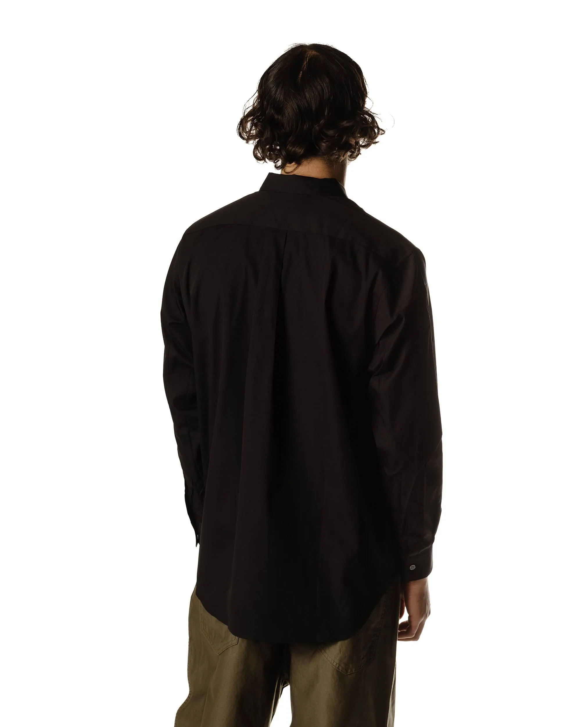 Comme des Garçons SHIRT Wide Classic Big Collar Shirt Black