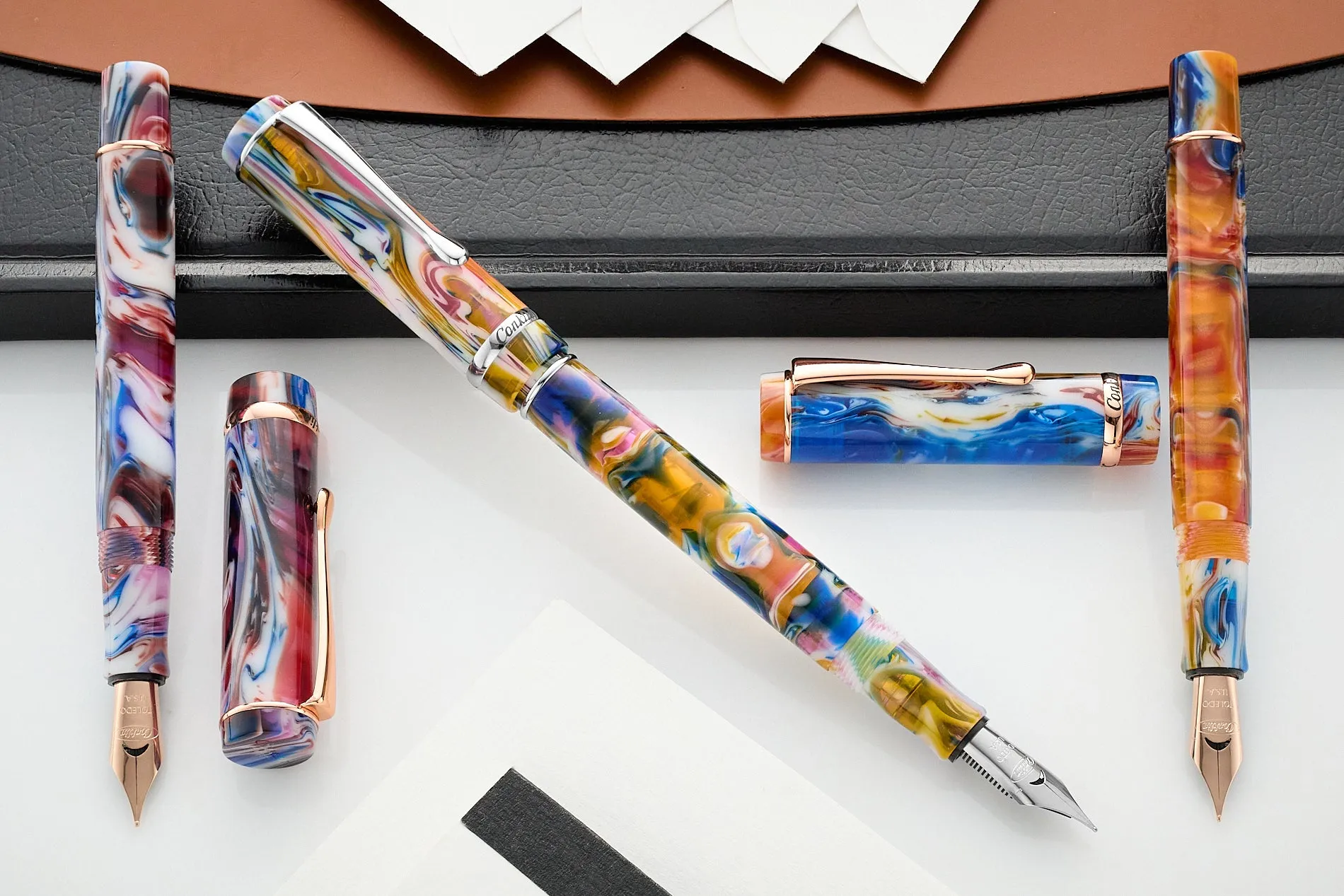 Conklin Duragraph Fountain Pen - Amethyst Whirlwind (Limited Edition)