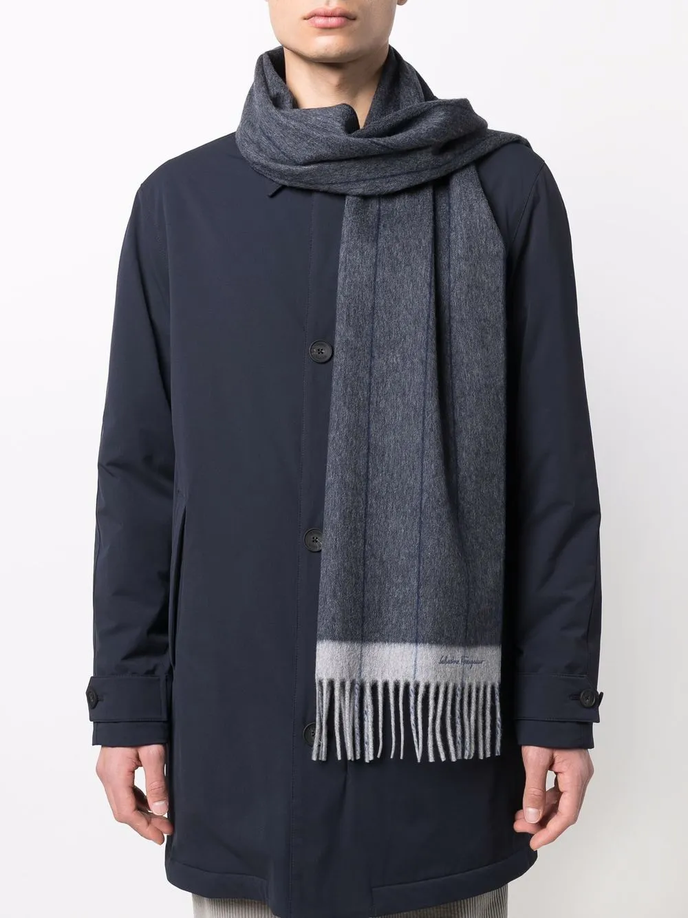 Ferragamo Scarfs Grey