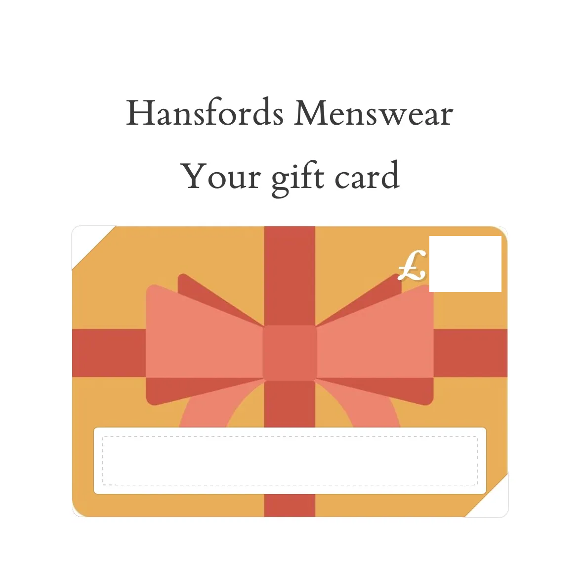 HANSFORDS GIFT E-VOUCHER