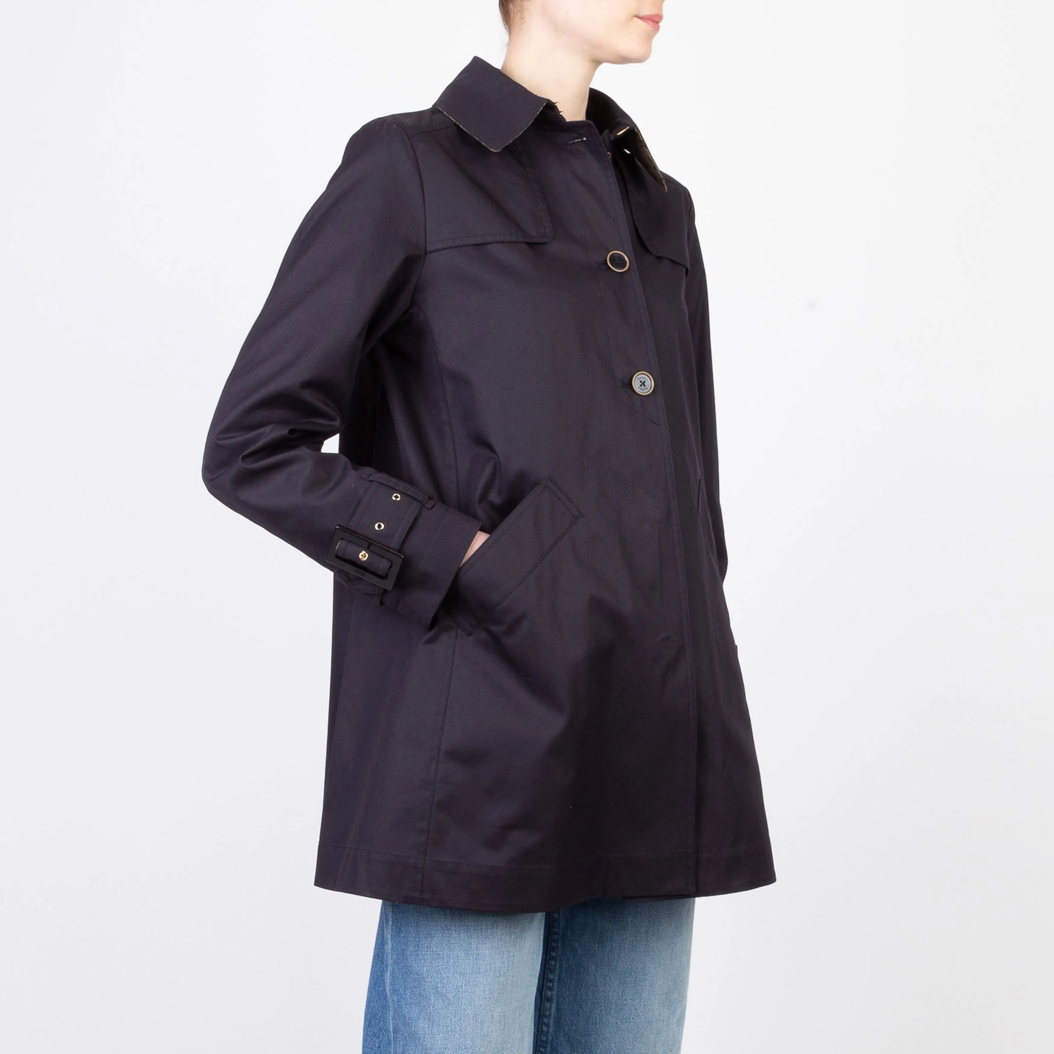 HERNO TRENCH COAT GC000437D 13218 9200 BLU