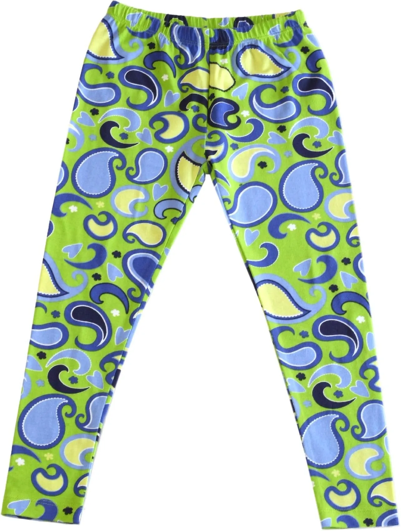 Peggy Legging Green Paisley