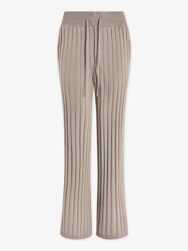 Simeon Wide Rib Knit Trouser