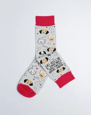 Women's Better Life Dog Crew Socks